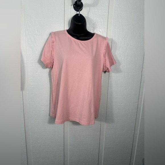 Journey Five Tops - Journey Five Women’s Pink Short Sleeve Top Size XL EUC